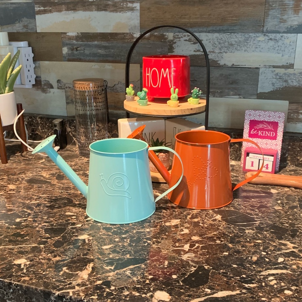 Decorative watering cans Orange